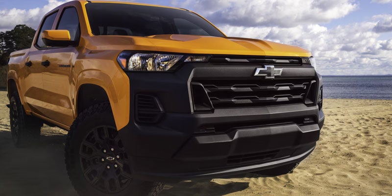 A yellow 2026 Chevrolet Colorado