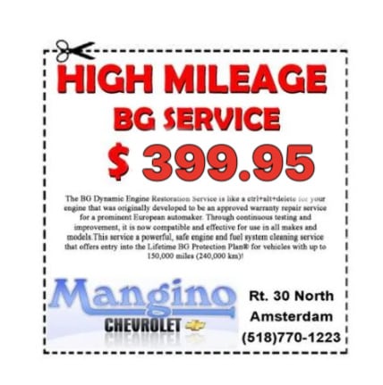 High Mileage BG Service