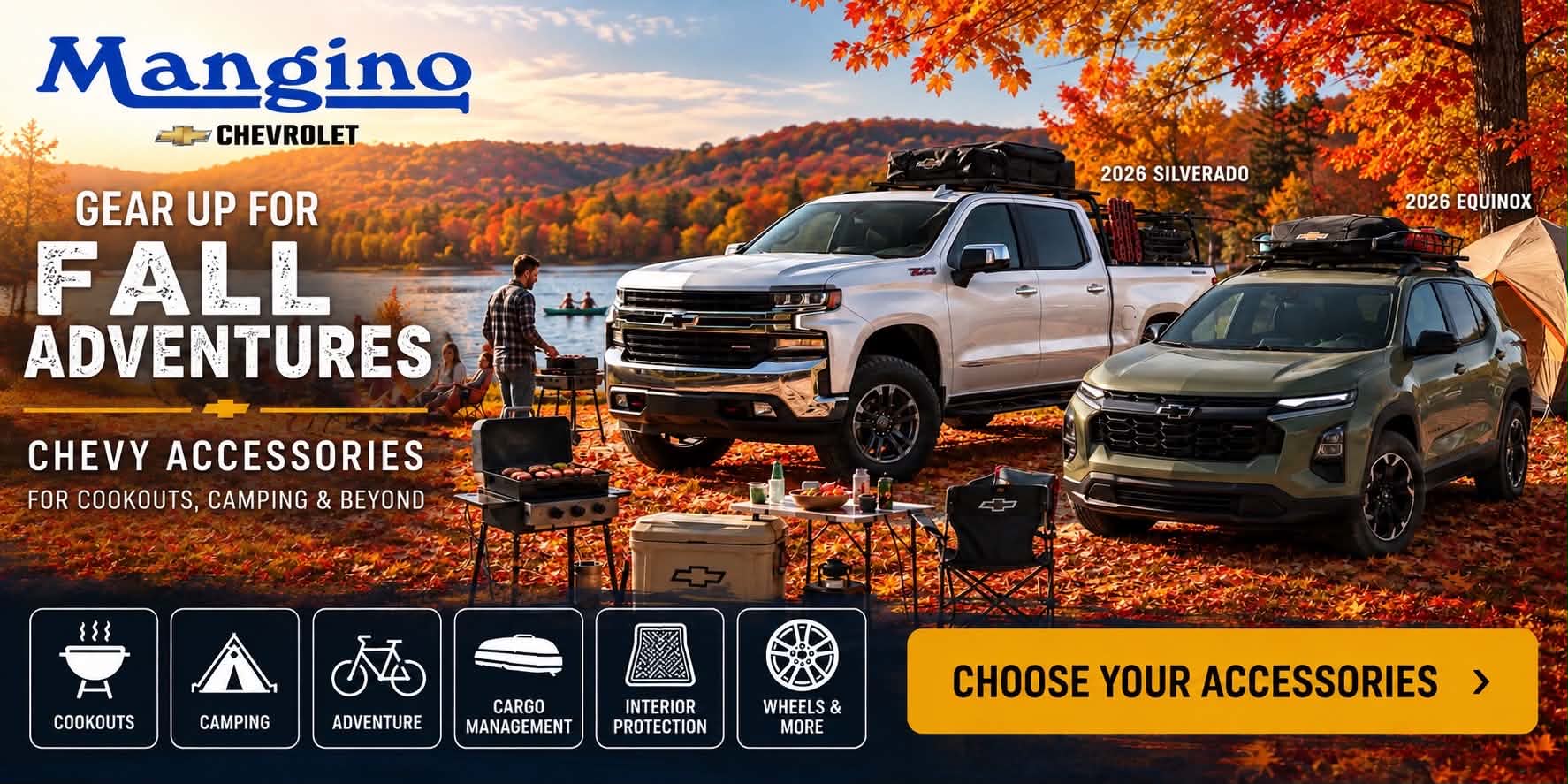 Vehicle Accessories at Mangino Chevrolet